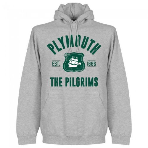 Plymouth Established Hoodie - Grey
