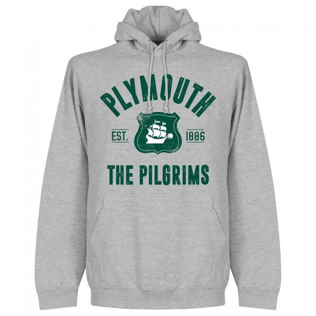Plymouth Established Hoodie - Grey