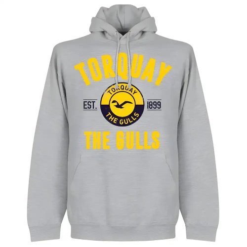 Torquay Established Hoodie - Grey
