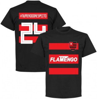 Flamengo #NumeroDoRespeito 24 Team T-shirt - Black