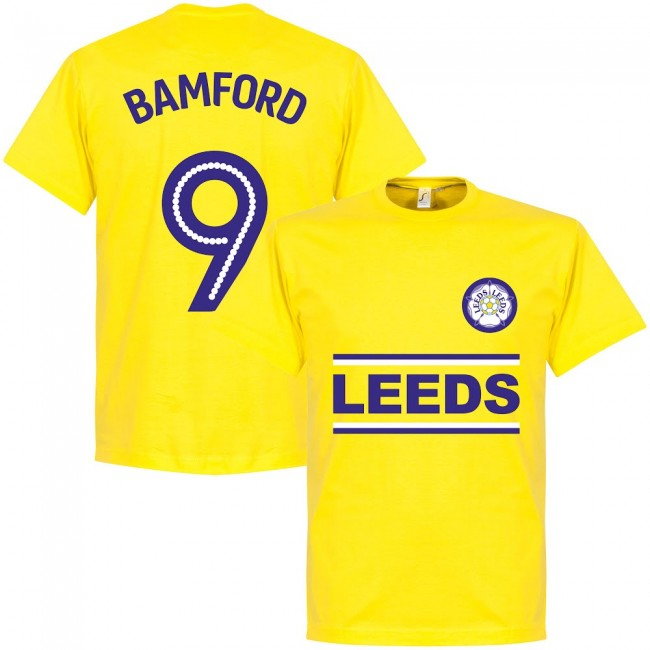 Leeds Bamford 9 Team T-Shirt - Lemon Yellow