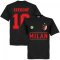 Milan Seedorf 10 Team T-Shirt - Black