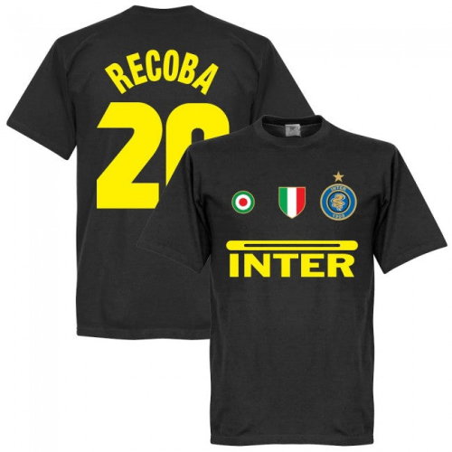 Inter Recoba 20 Team T-Shirt - Black