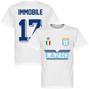 Lazio Immobile 17 Team T-Shirt - White