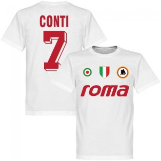 Roma Vintage Conti 7 Team T-Shirt - White