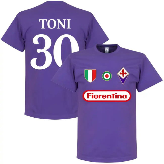 Fiorentina Toni 30 Team T-Shirt - Purple
