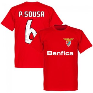 Benfica P. Sousa 6 Team T-Shirt - Red