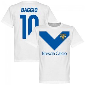 Brescia Roberto Baggio Team T-Shirt - White