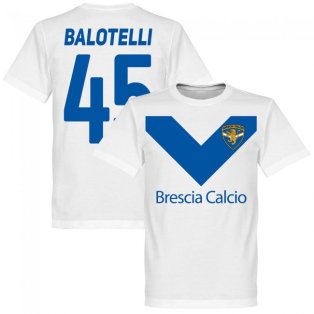 Brescia Balotelli 45 Team T-Shirt - White