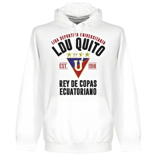 LDU Quito Established Hoodie - White