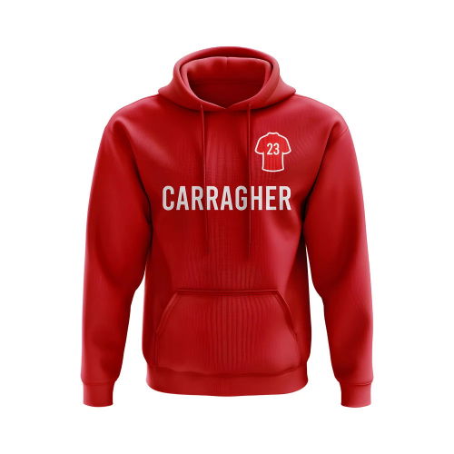 Jamie Carragher Liverpool Number Hoody (Red)