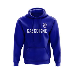 Paul Gascoigne Rangers Number Hoody (Blue)