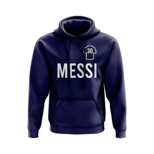 Lionel Messi PSG Number Hoody (Navy)