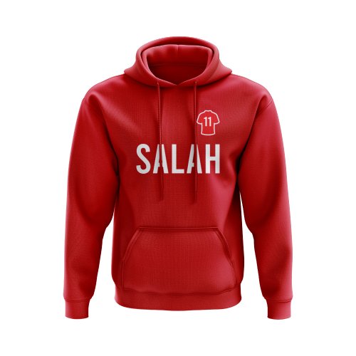 Mohamed Salah Liverpool Number Hoody (Red)