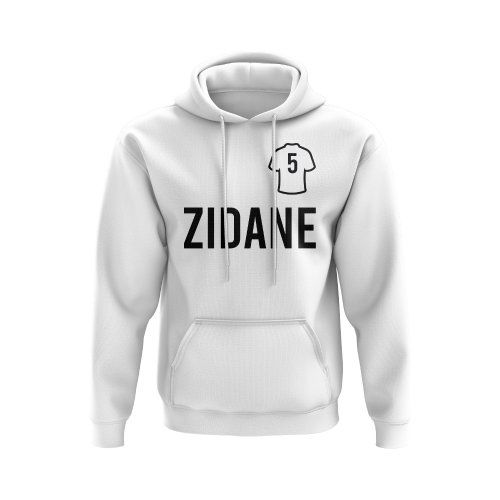 Zinedine Zidane Real Madrid Number Hoody (White)