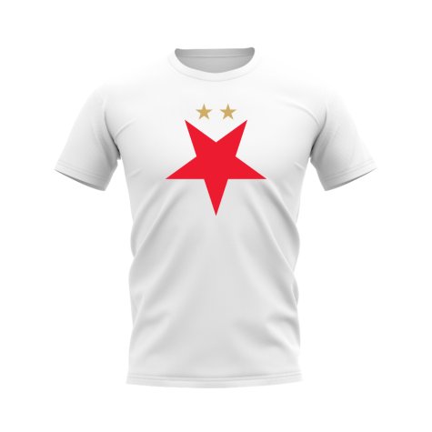 Slavia Prague Badge T-shirt (White)