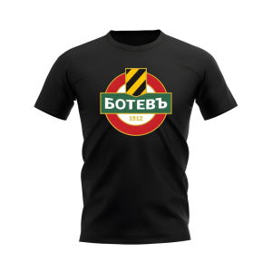 Botev Plovdid Badge T-Shirt (Black)
