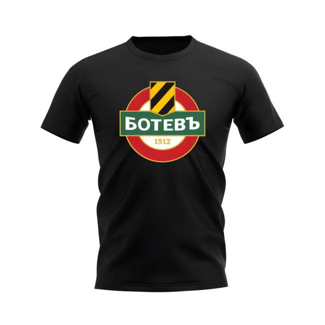 Botev Plovdid Badge T-Shirt (Black)