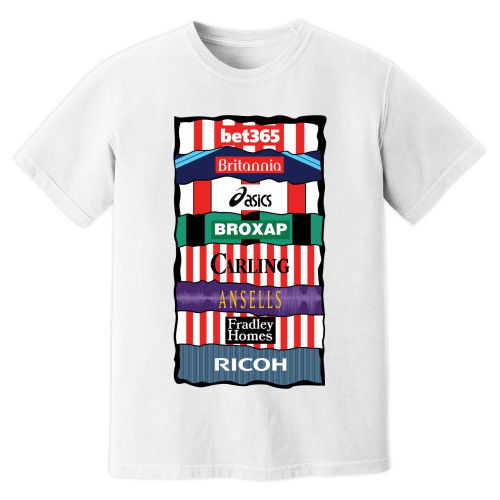 Stoke Sponsor History T-Shirt (White)