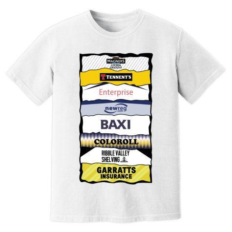Preston Sponsor History T-Shirt (White)