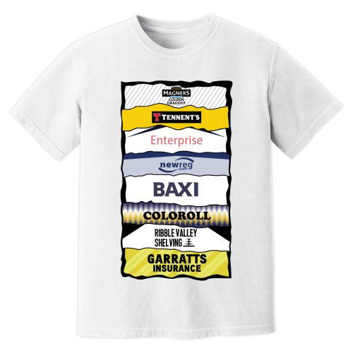 Preston Sponsor History T-Shirt (White)
