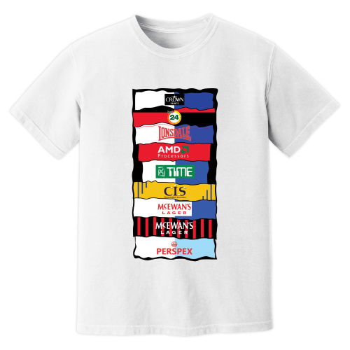 Blackburn Sponsor History T-Shirt (White)