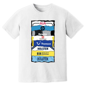 Tottenham Sponsor History T-Shirt (White)