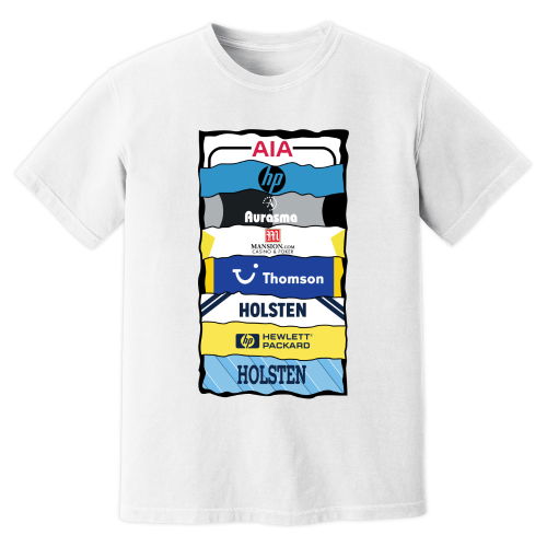 Tottenham Sponsor History T-Shirt (White)