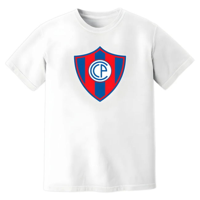 Cerro Porteno Badge T-Shirt (White)