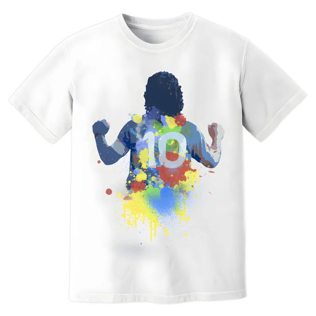 Diego Maradona Napoli Art T-Shirt (White)