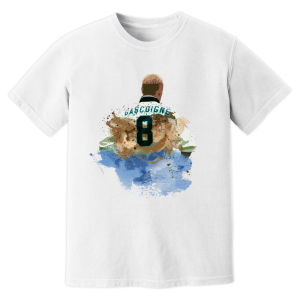 Paul Gascoigne England Art T-Shirt (White)