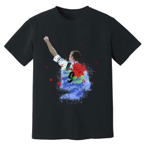 Alan Shearer Newcastle Art T-Shirt (Black)