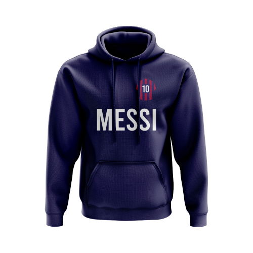 Lionel Messi Barcelona Number Hoody (Navy)