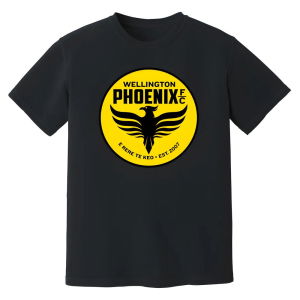 Wellington Phoenix Badge T-Shirt (Black)