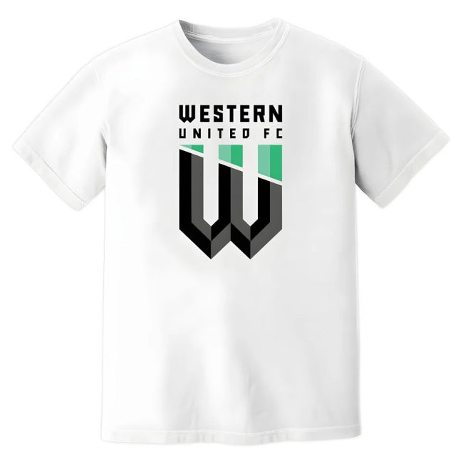 Western United Badge T-Shirt (White)