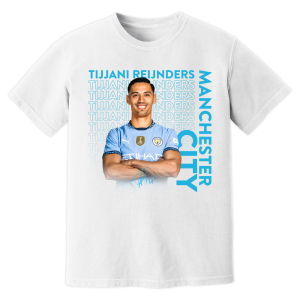 Tijjani Reijnders Man City T-Shirt (White)