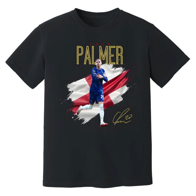 Cole Palmer Chelsea Celebration T-Shirt (Black)