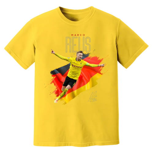 Marco Reus Dortmund Celebration T-Shirt (Yellow)