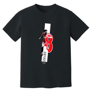 Steven Gerrard Liverpool Premier League Legend T-Shirt (Black)