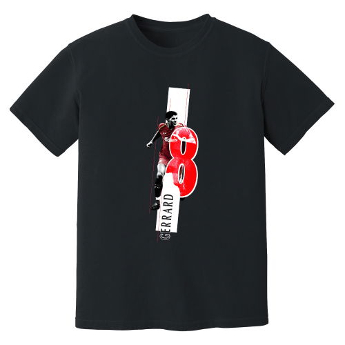 Steven Gerrard Liverpool Premier League Legend T-Shirt (Black)