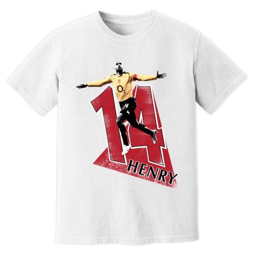 Thierry Henry Arsenal Premier League Legend T-Shirt (White)