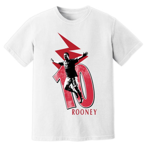Wayne Rooney Man United Premier League Legend T-Shirt (White)