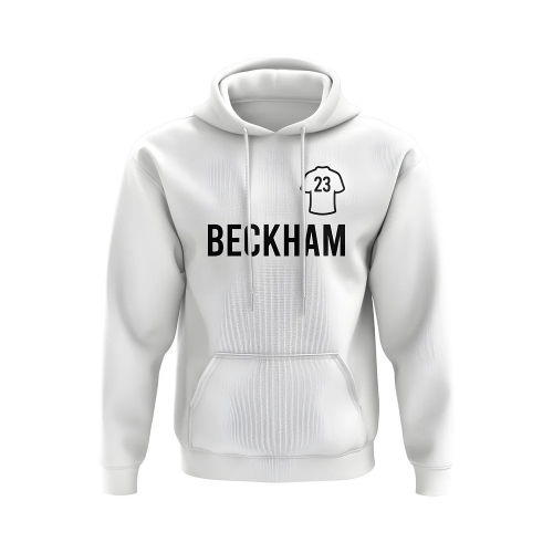 David Beckham Real Madrid Number Hoody (White)