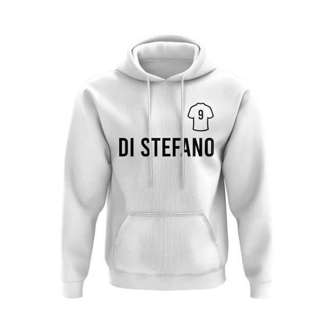 Alfredo Di Stefano Real Madrid Number Hoody (White)