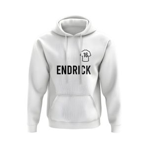 Endrick Real Madrid Number Hoody (White)
