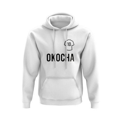 Jay Jay Okocha Bolton Wanderers Number Hoody (White)