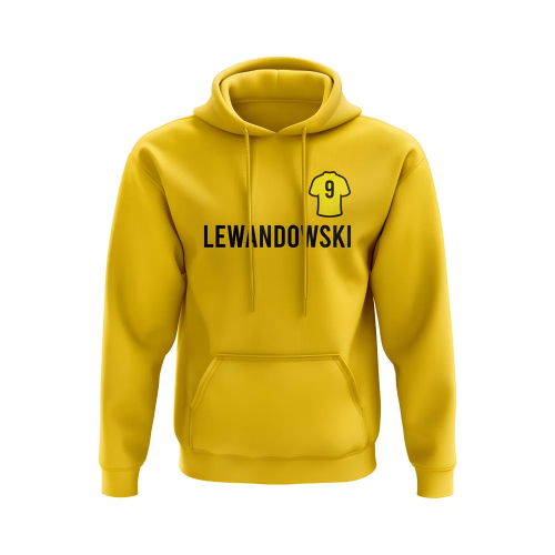 Robert Lewandowski Dortmund Number Hoody (Yellow)