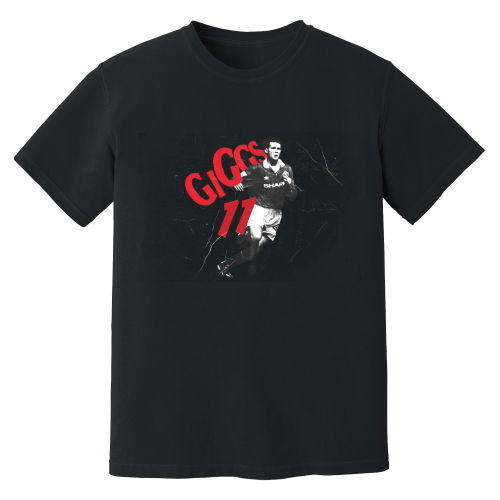 Ryan Giggs Man United Premier League Legend T-Shirt (Black)