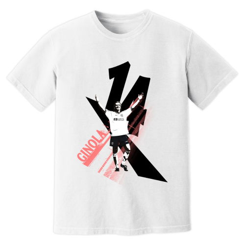David Ginola Tottenham Premier League Legend T-Shirt (White)