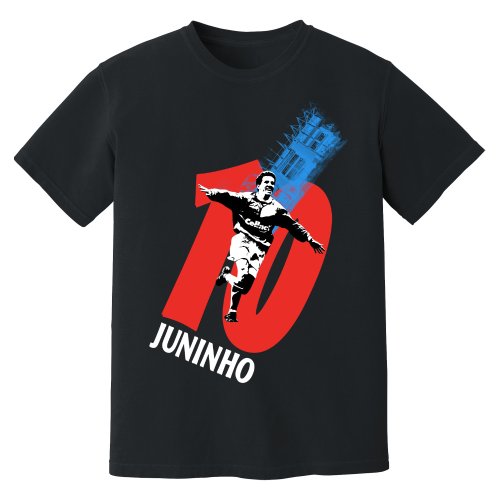 Juninho Middlesbrough Premier League Legend T-Shirt (Black)